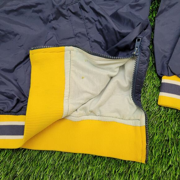 Vintage Eastbay Pullover Windbreaker Large 23x23 Boxy Blue - Picture 10 of 15